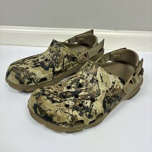Crocs Camo Clogs Men’s 11 Veil Camo Beach Camping Outdoors Water Shoes
